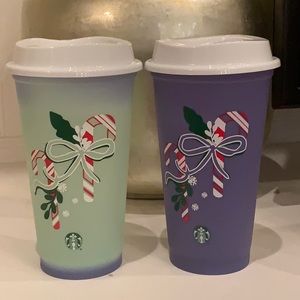 Starbucks Hot colour change set of 2  New